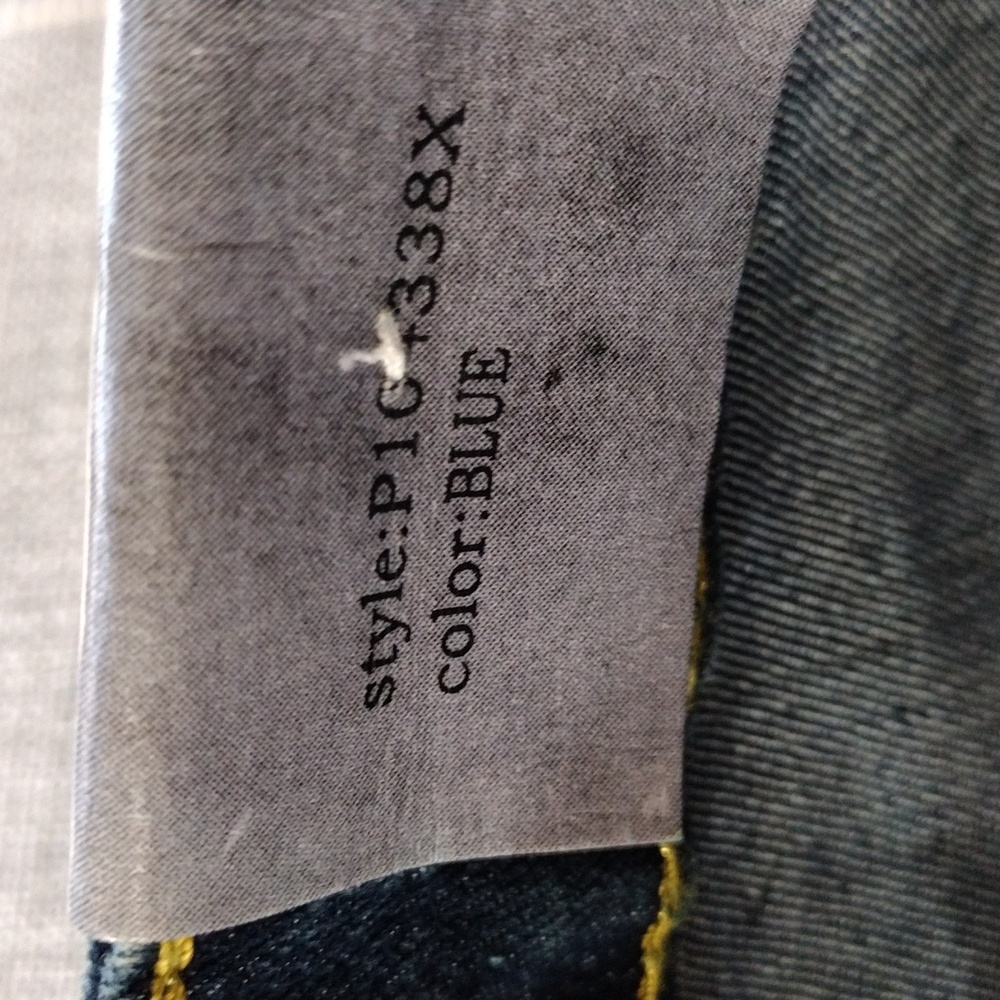 Crest Jeans Plus With Golden Back Embroidery Pockets. Size 23/24 Plus Stretch - Picture 10 of 13